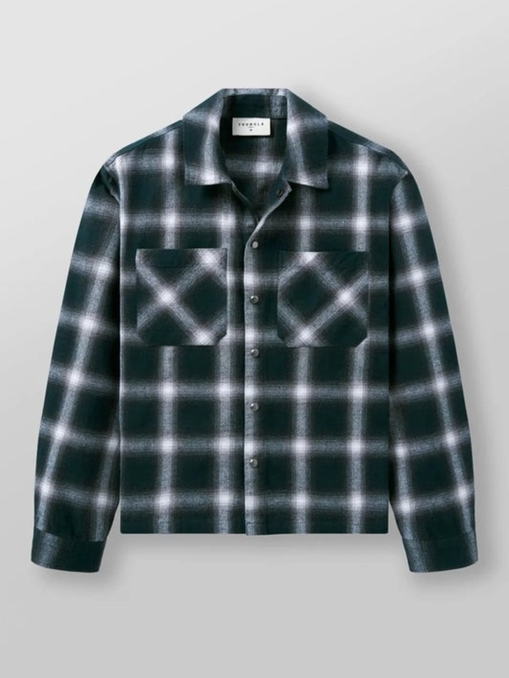 YoungLA Men's Black and Green Shirt